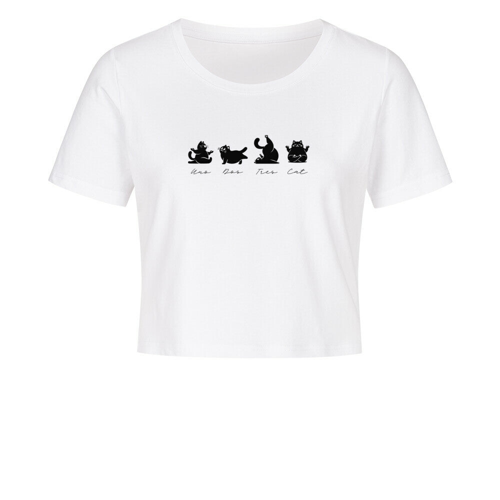 Yoga Katze Ladies Cropped Tee