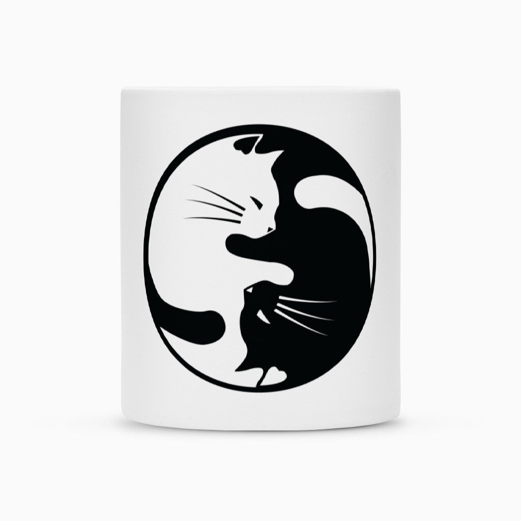 Yin-yang Katzen Tasse