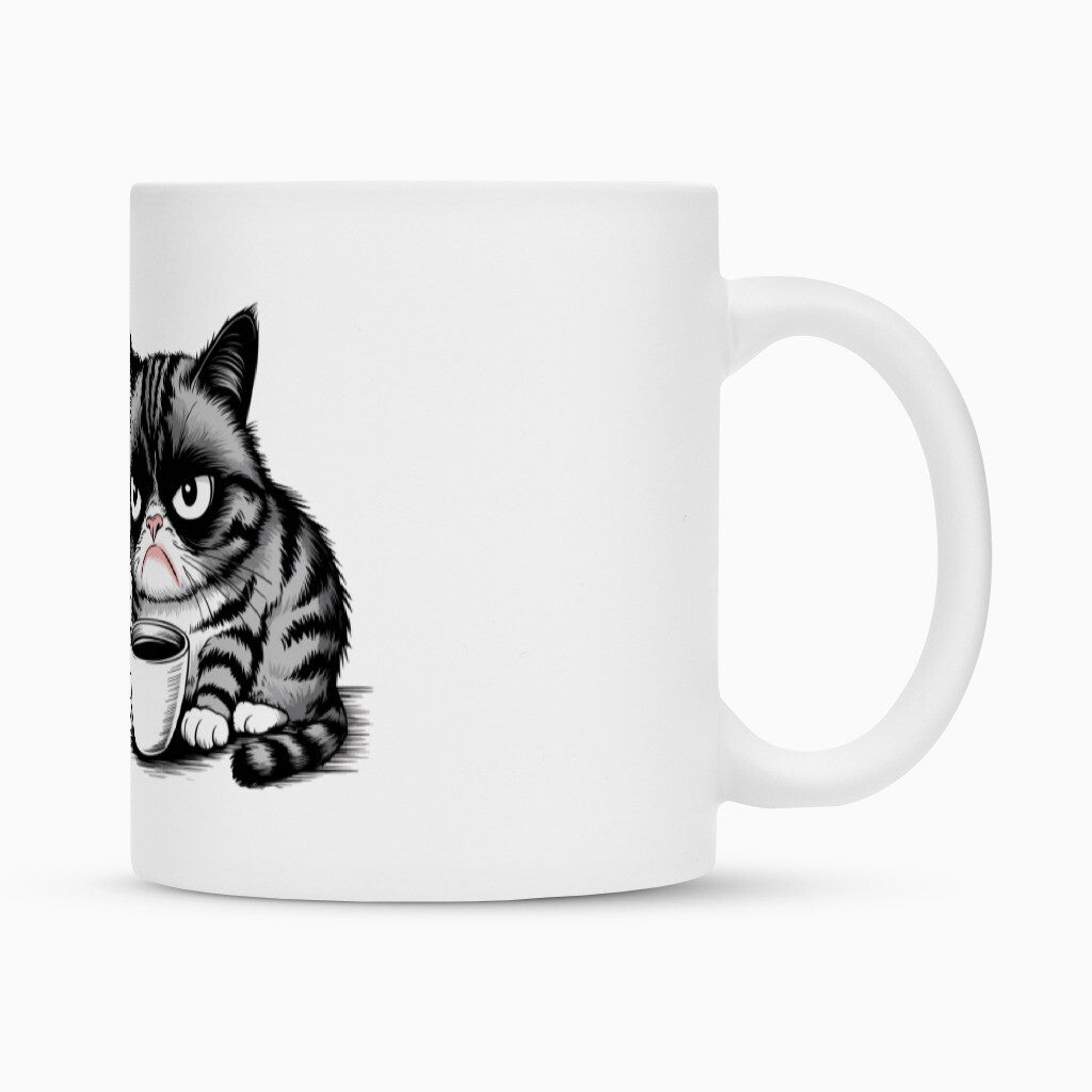 Genervte Katze Tasse