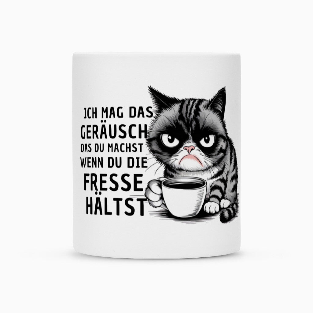 Genervte Katze Tasse
