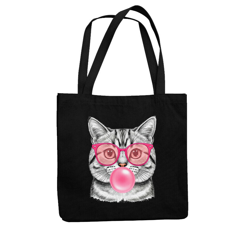 Kaugummi Katze Jutebeutel