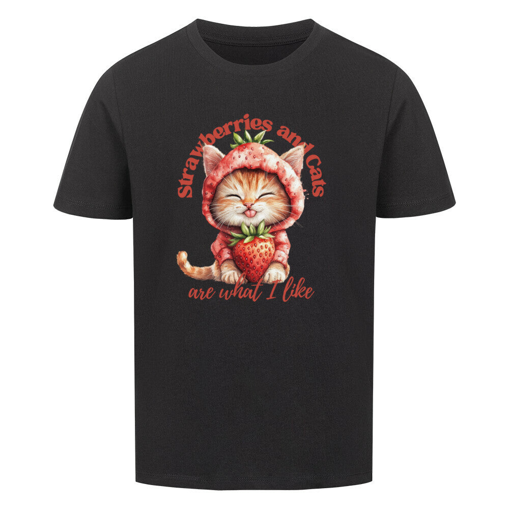 Strawberries Organic Shirt Kids