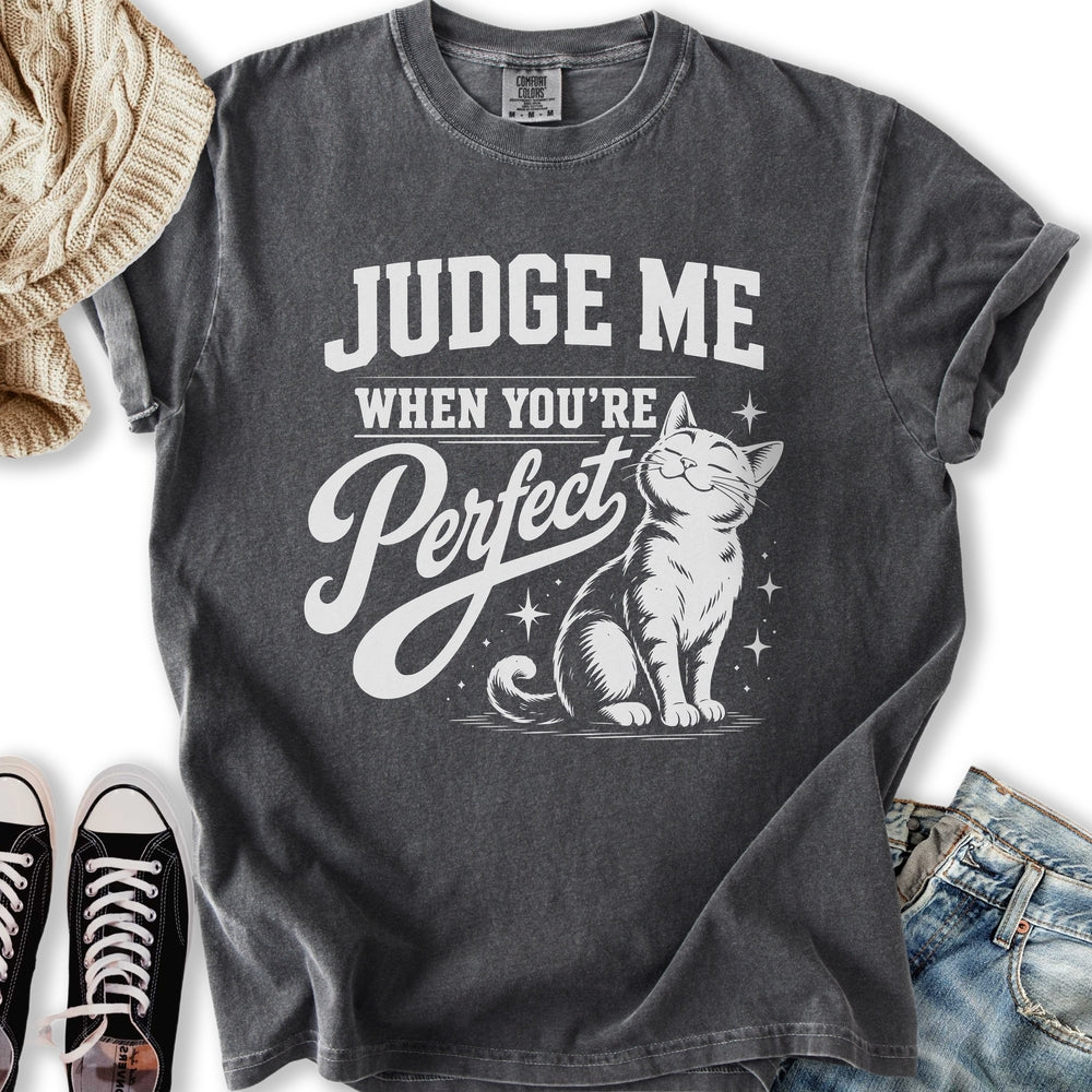 Judge Me Cat Relaxed Tee