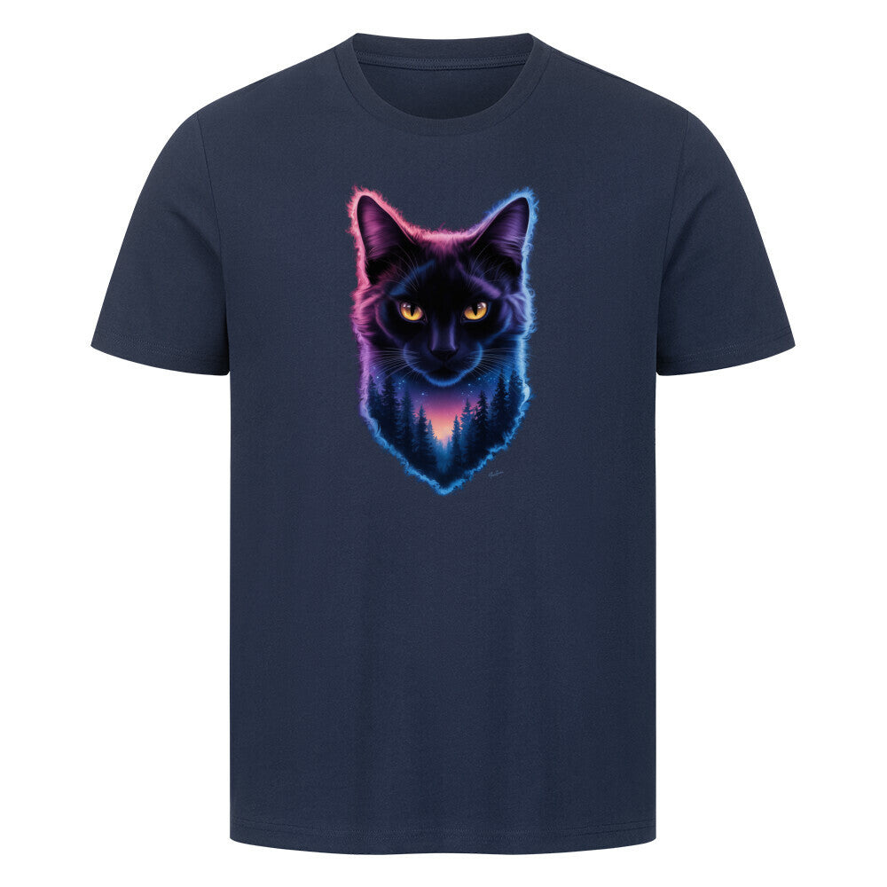 Wald Katze unisex basic T-Shirt
