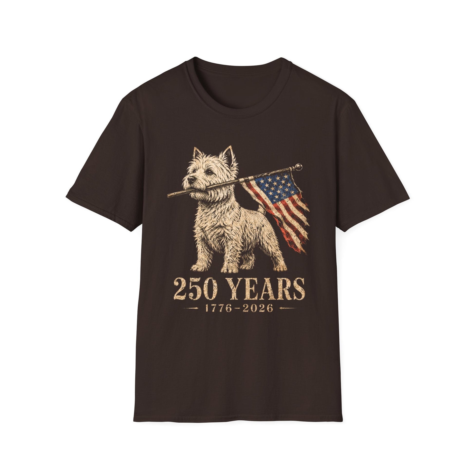 West Highland Terrier USA 250 Years Tee
