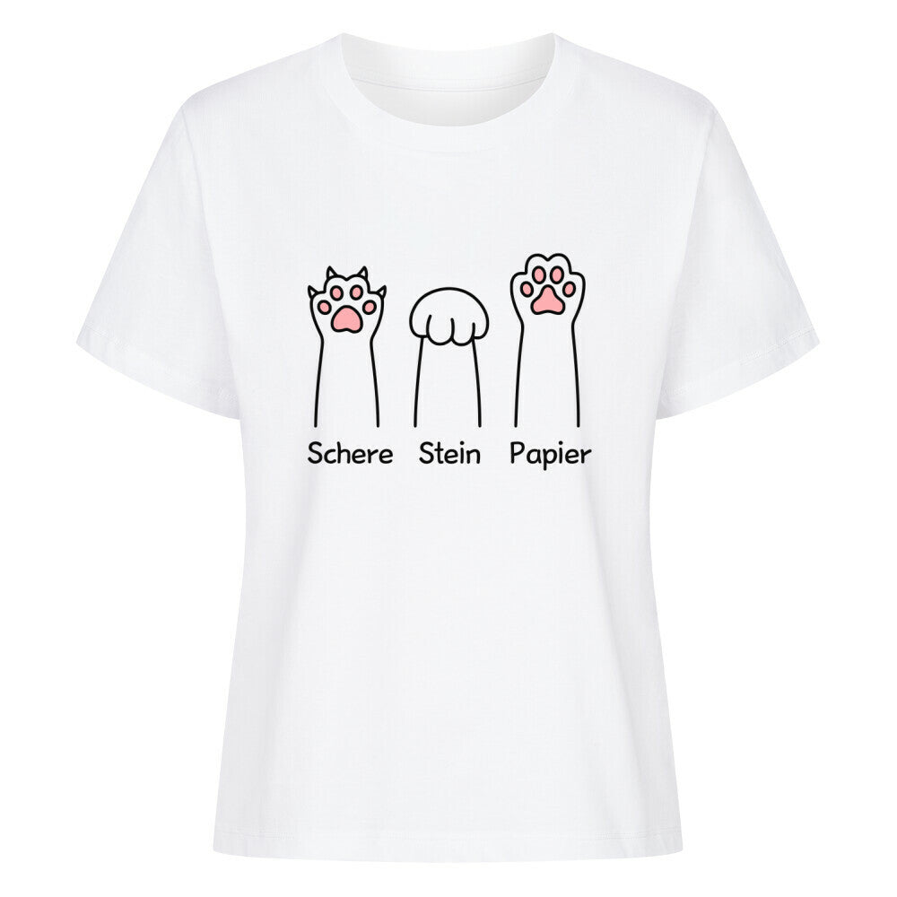 Schere, Stein, Papier - Organic Shirt Damen