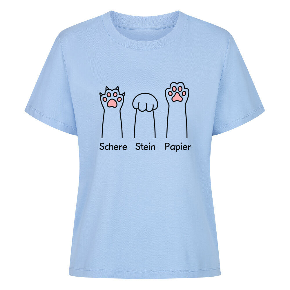 Schere, Stein, Papier - Organic Shirt Damen