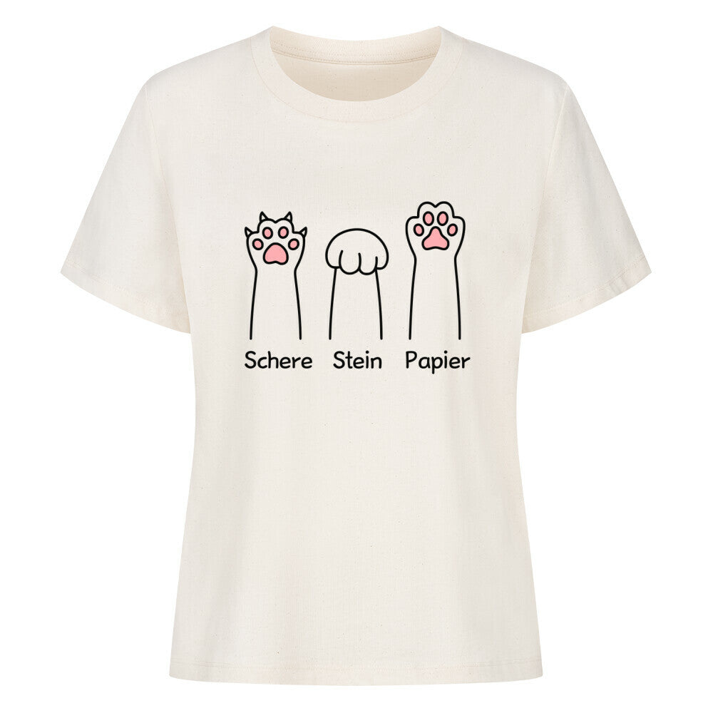 Schere, Stein, Papier - Organic Shirt Damen
