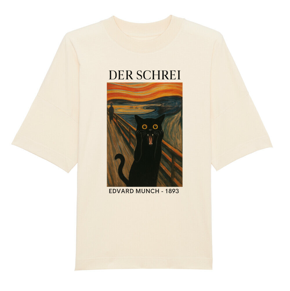 Der Schrei, Edvard Munch - Organic Oversize Unisex T-Shirt