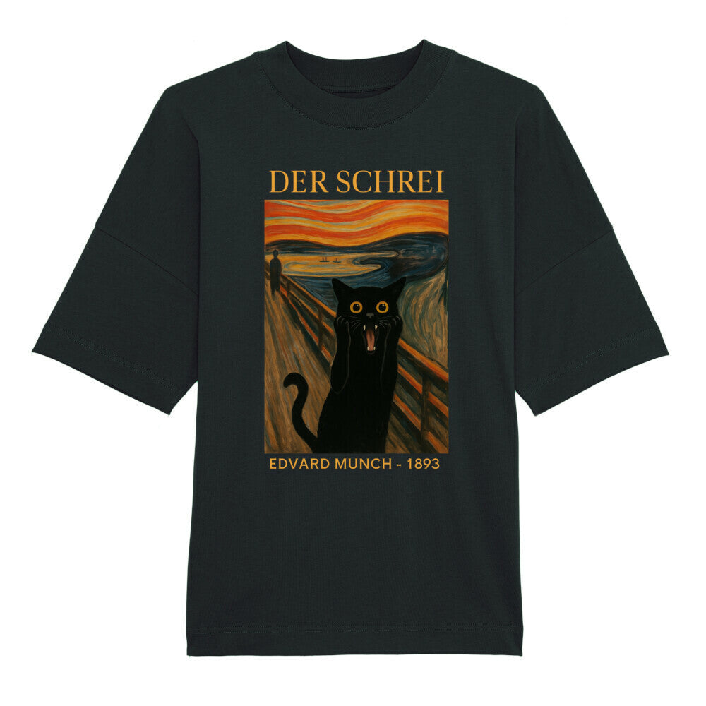 Der Schrei, Edvard Munch - Organic Oversize Unisex T-Shirt