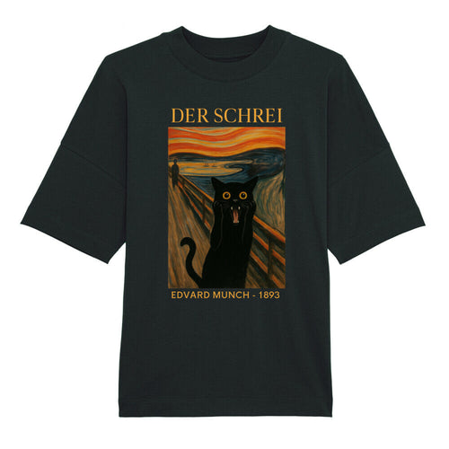 Der Schrei, Edvard Munch - Organic Oversize Unisex T-Shirt