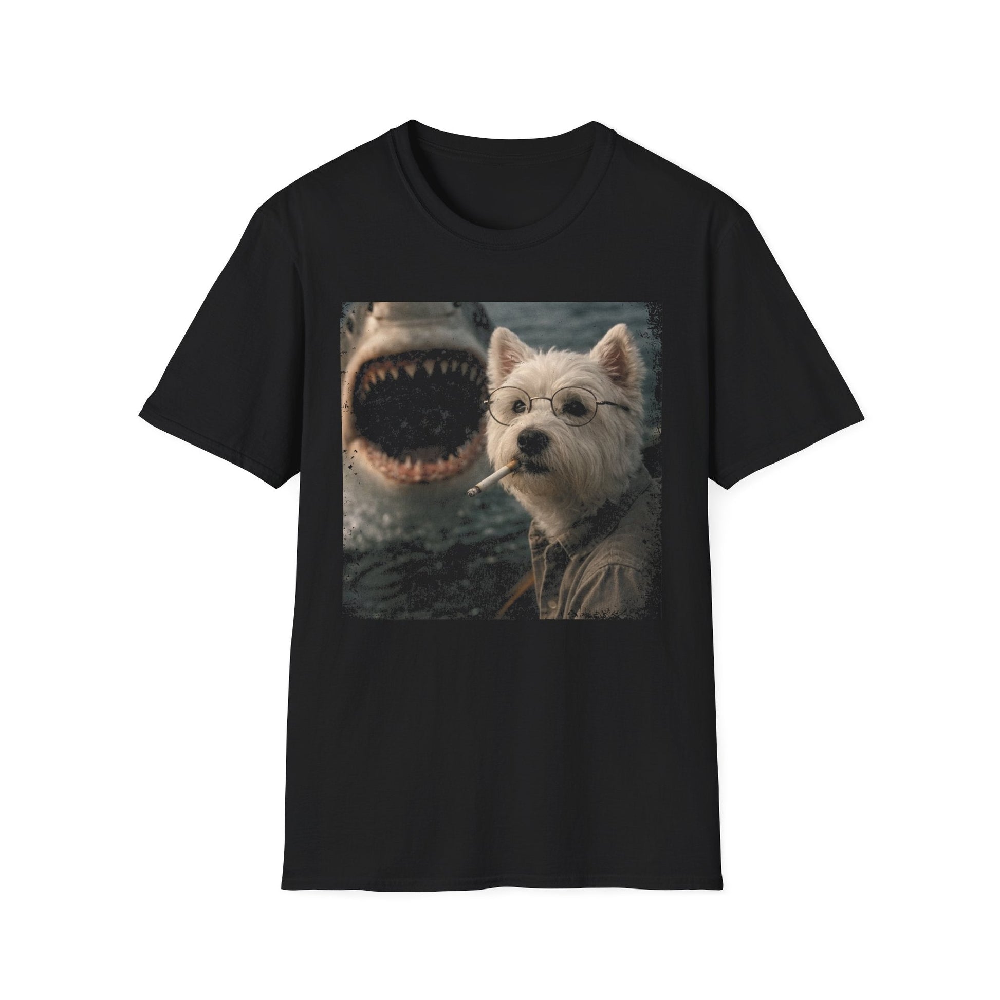 Westie and Shark Tee