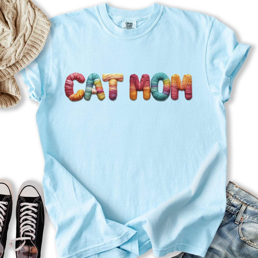Yarn Cat Mom Relaxed Tee