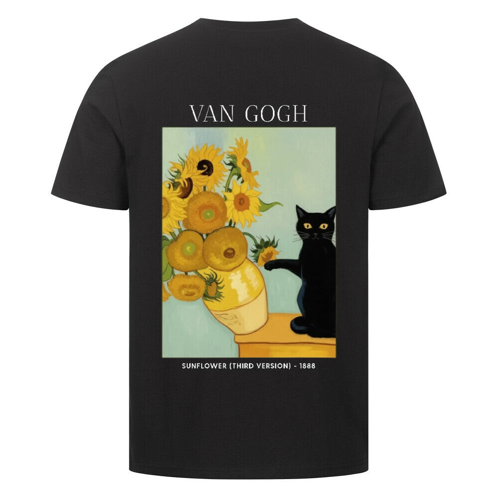 Van Gogh Sonnenblumen T-Shirt (Backprint)