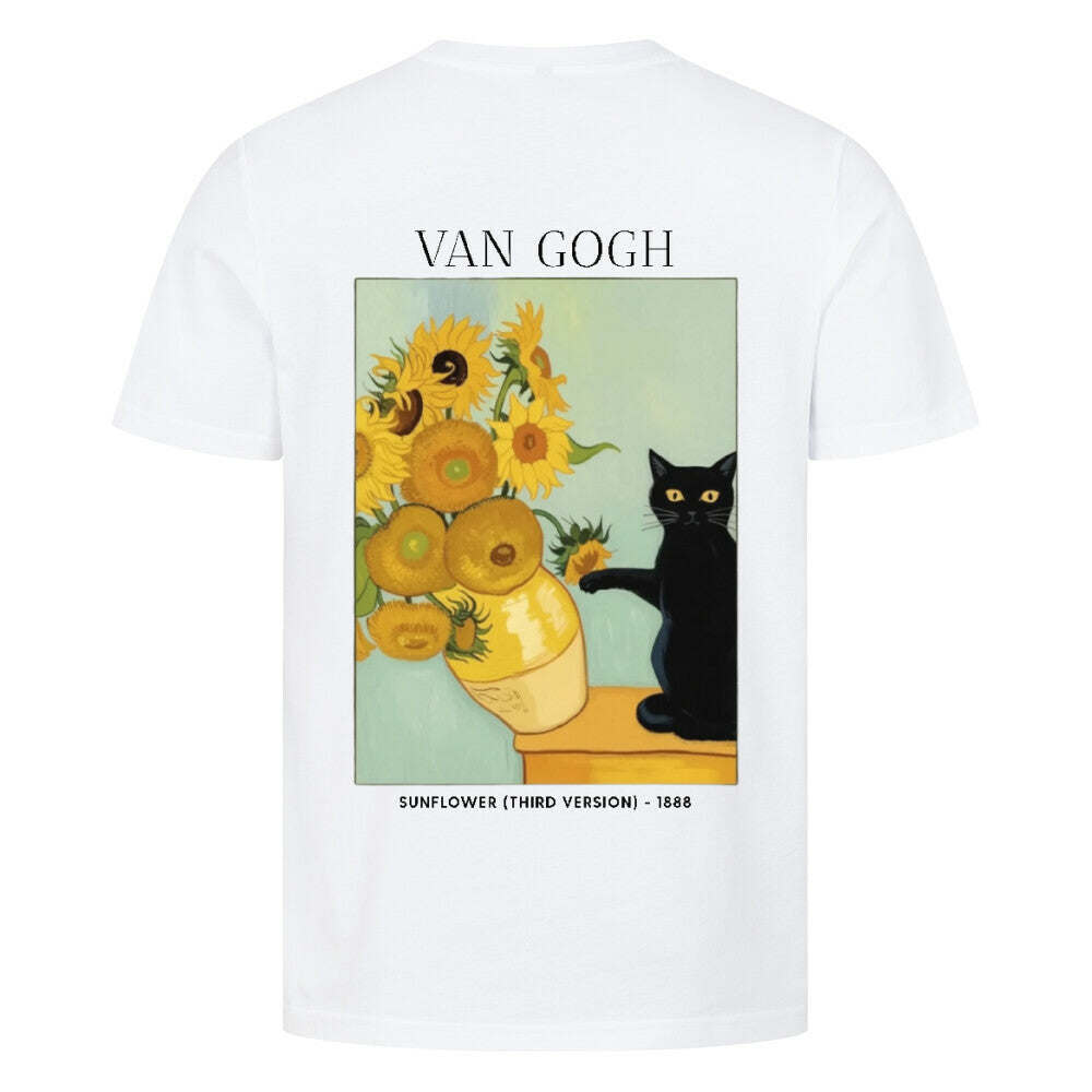 Van Gogh Sonnenblumen T-Shirt (Backprint)