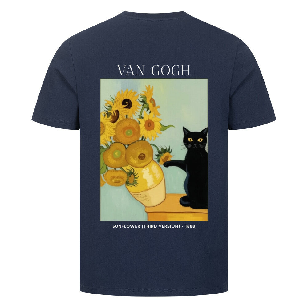 Van Gogh Sonnenblumen T-Shirt (Backprint)