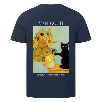 Van Gogh Sonnenblumen T-Shirt (Backprint)