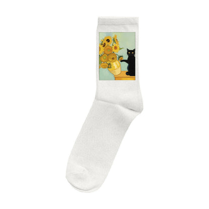 Van Gogh Sunflower Socken