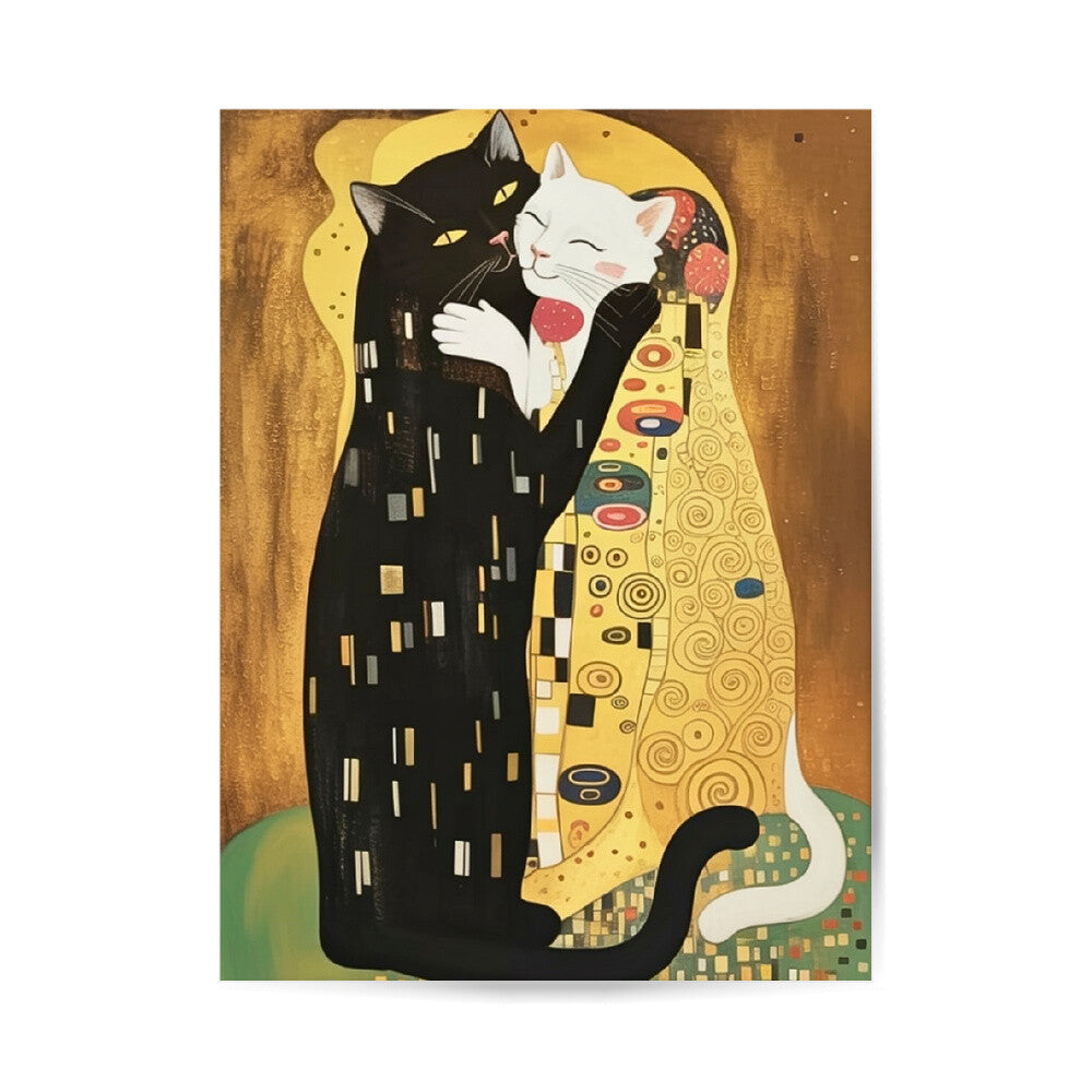 Der Kuss Gustav Klimt Poster 3:4 - Ungerahmt