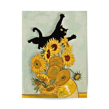 Van Gogh Sunflower Poster 3:4 - Ungerahmt