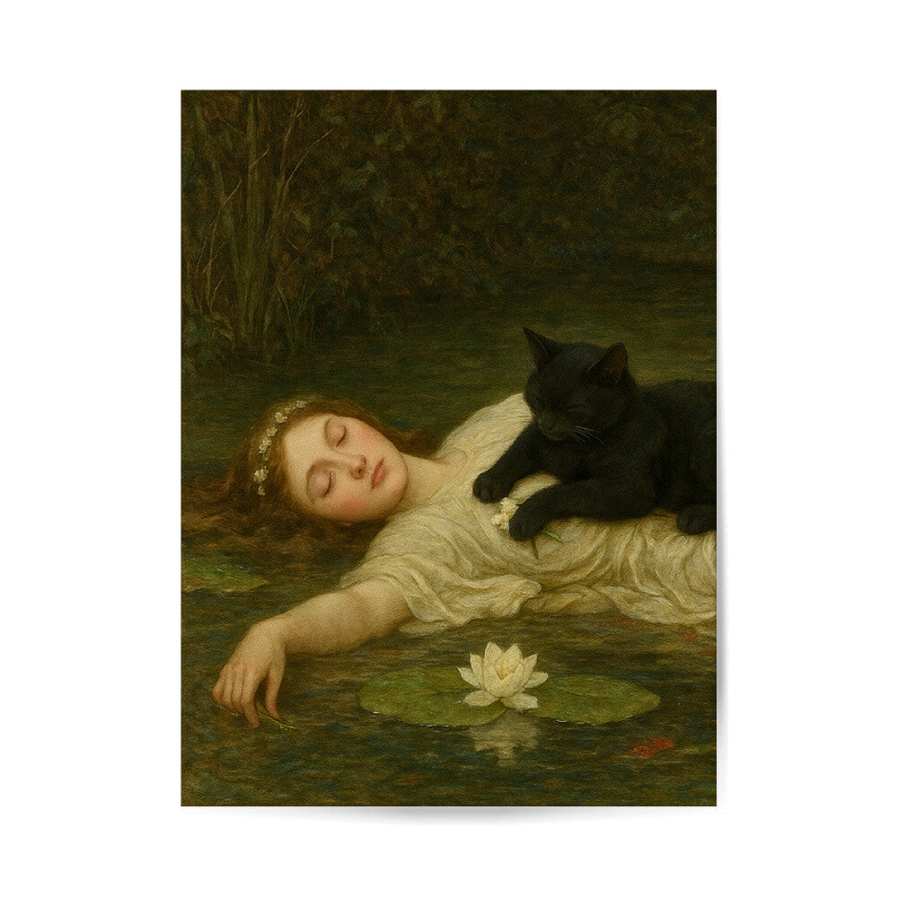 Ophelia John Everett Millais Poster 3:4 - Ungerahmt
