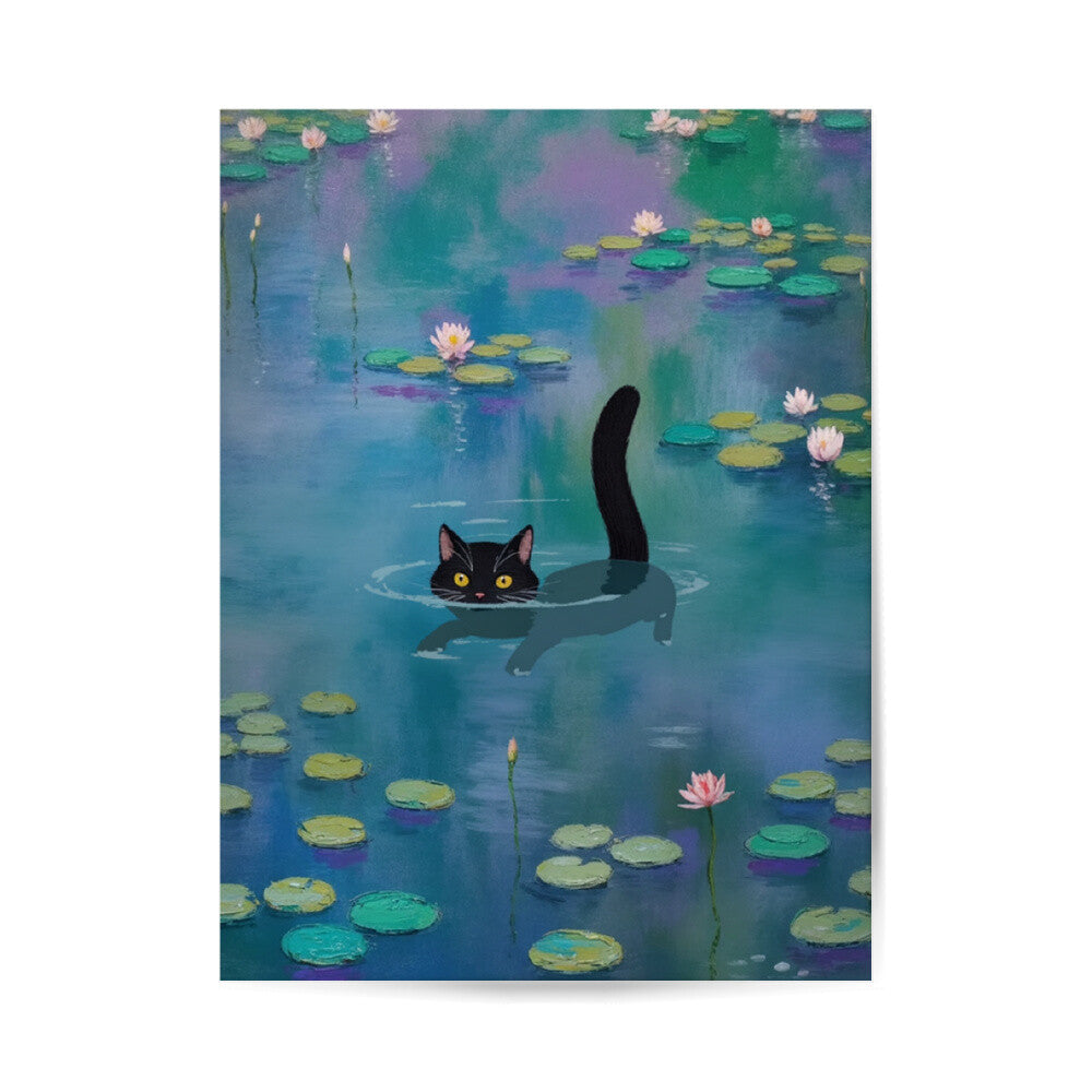 Claude Monet Water Lilies Poster 3:4 - Ungerahmt
