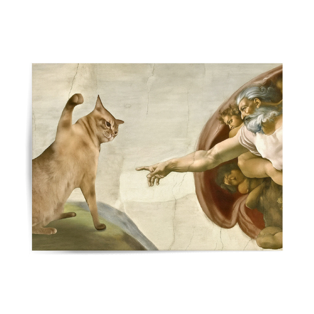 Michelangelo Poster 3:4 - Ungerahmt