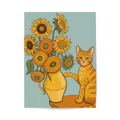 Van Gogh Sunflower Poster 3:4 - Ungerahmt