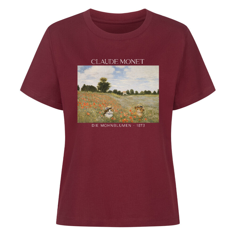 Mohnblumen Claude Monet Shirt Women