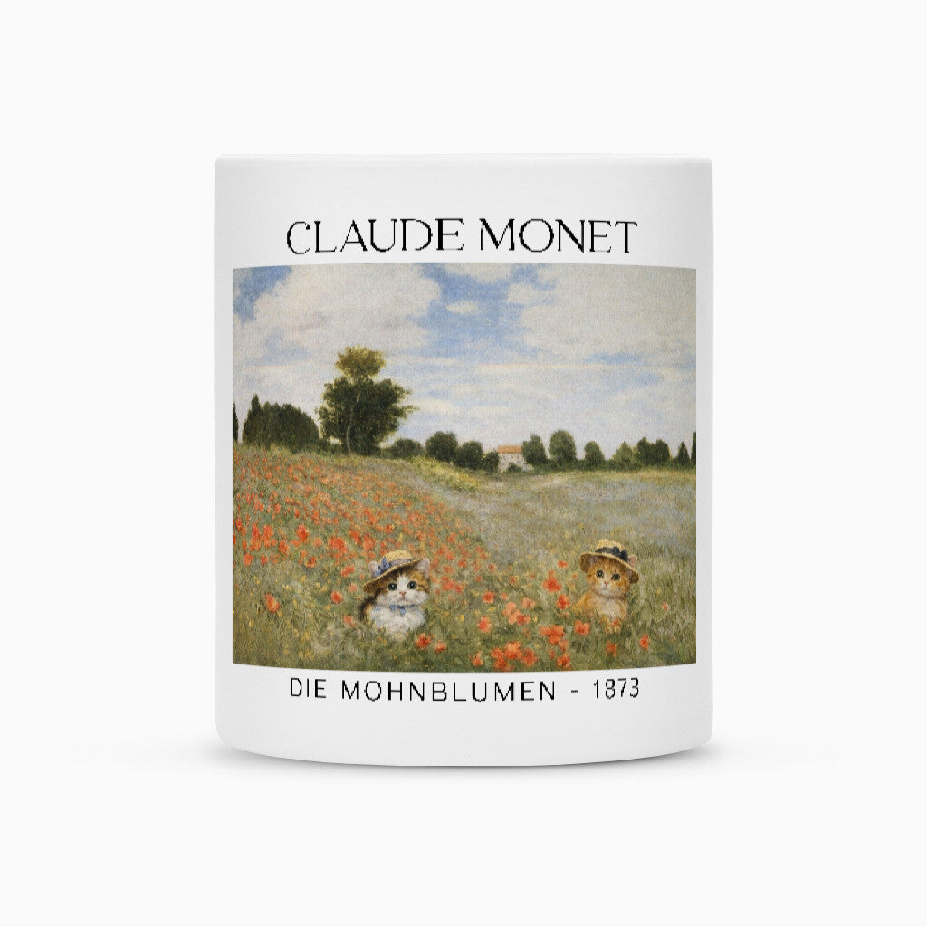 Claude Monet Mohnblumen Tasse