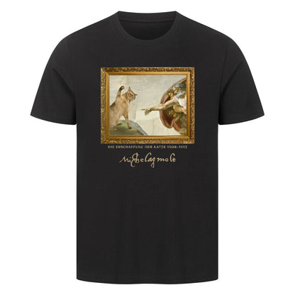Michelangelo Erschaffung der Katze T-Shirt