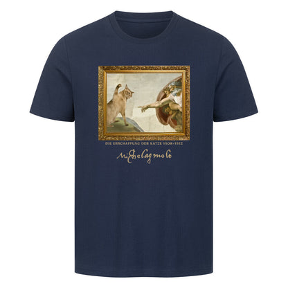 Michelangelo Erschaffung der Katze T-Shirt