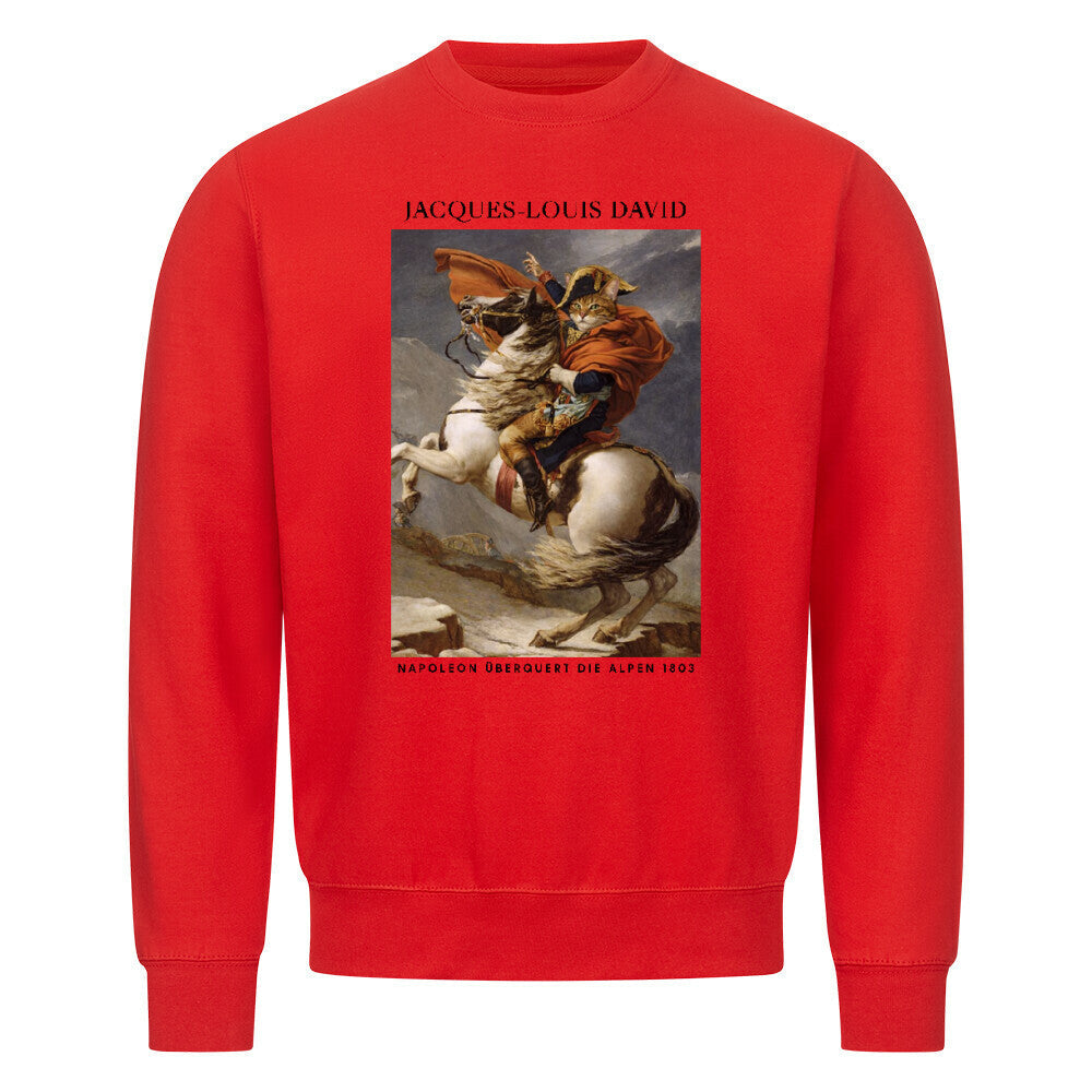 Napoleon überquert die Alpen Sweatshirt