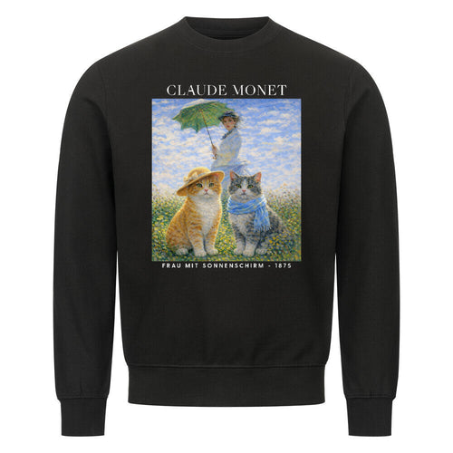Frau mit Sonnenschirm Sweatshirt