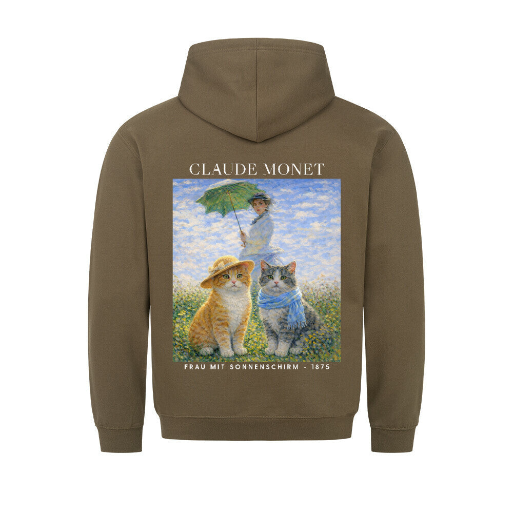 Frau mit Sonneschirm Hoodie