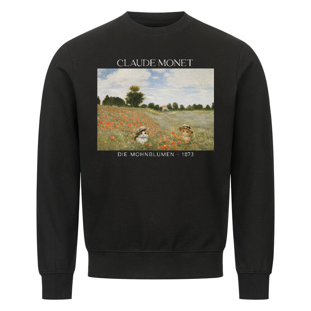 Claude Monet Mohnblumen Sweatshirt