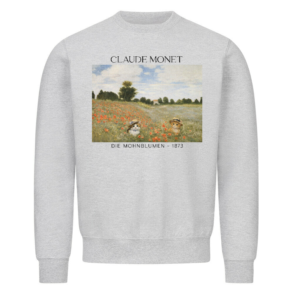 Claude Monet Mohnblumen Sweatshirt