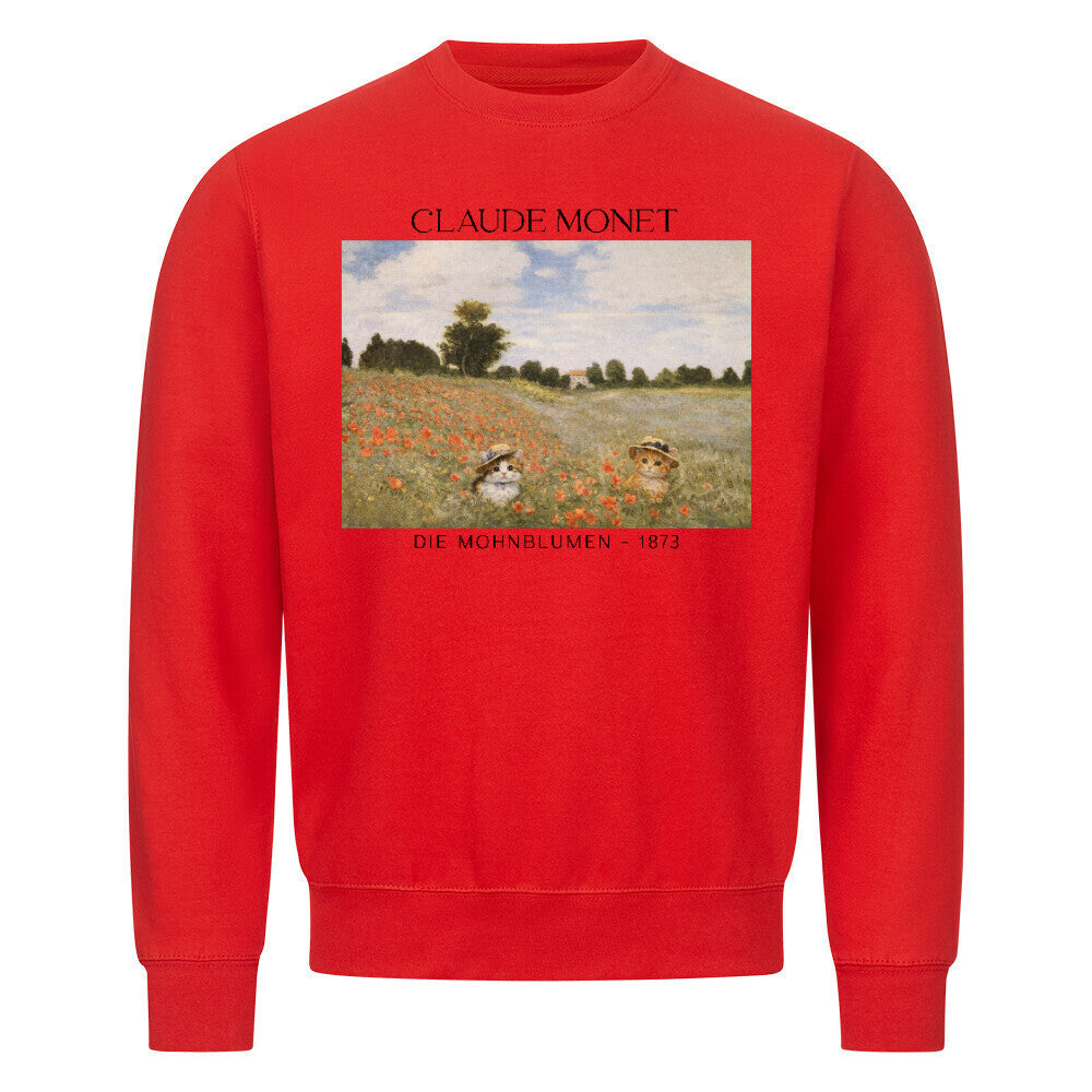 Claude Monet Mohnblumen Sweatshirt