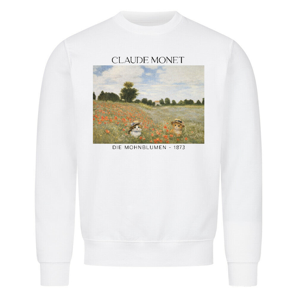 Claude Monet Mohnblumen Sweatshirt