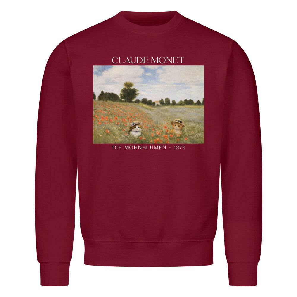 Claude Monet Mohnblumen Sweatshirt