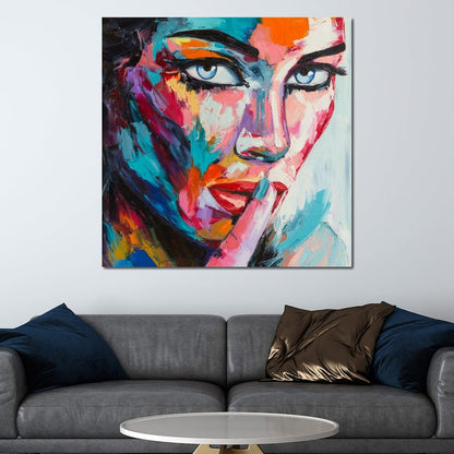 Janice Portrait Canvas Wall Art