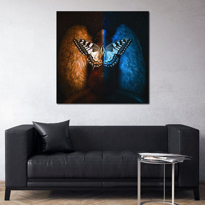 Exotic Angel Canvas Wall Art