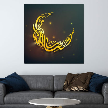 Half Moon Canvas Wall Art