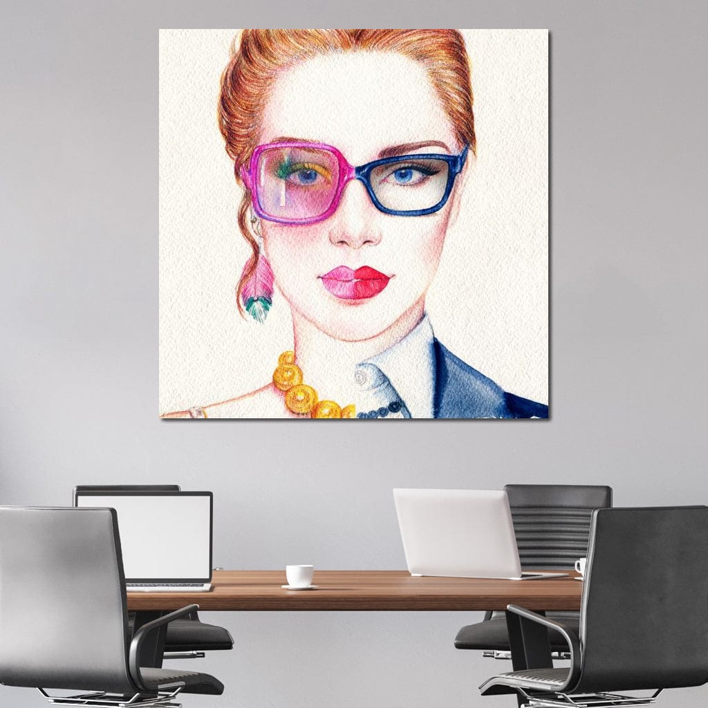 Artist & Business Woman Canvas Wall Art