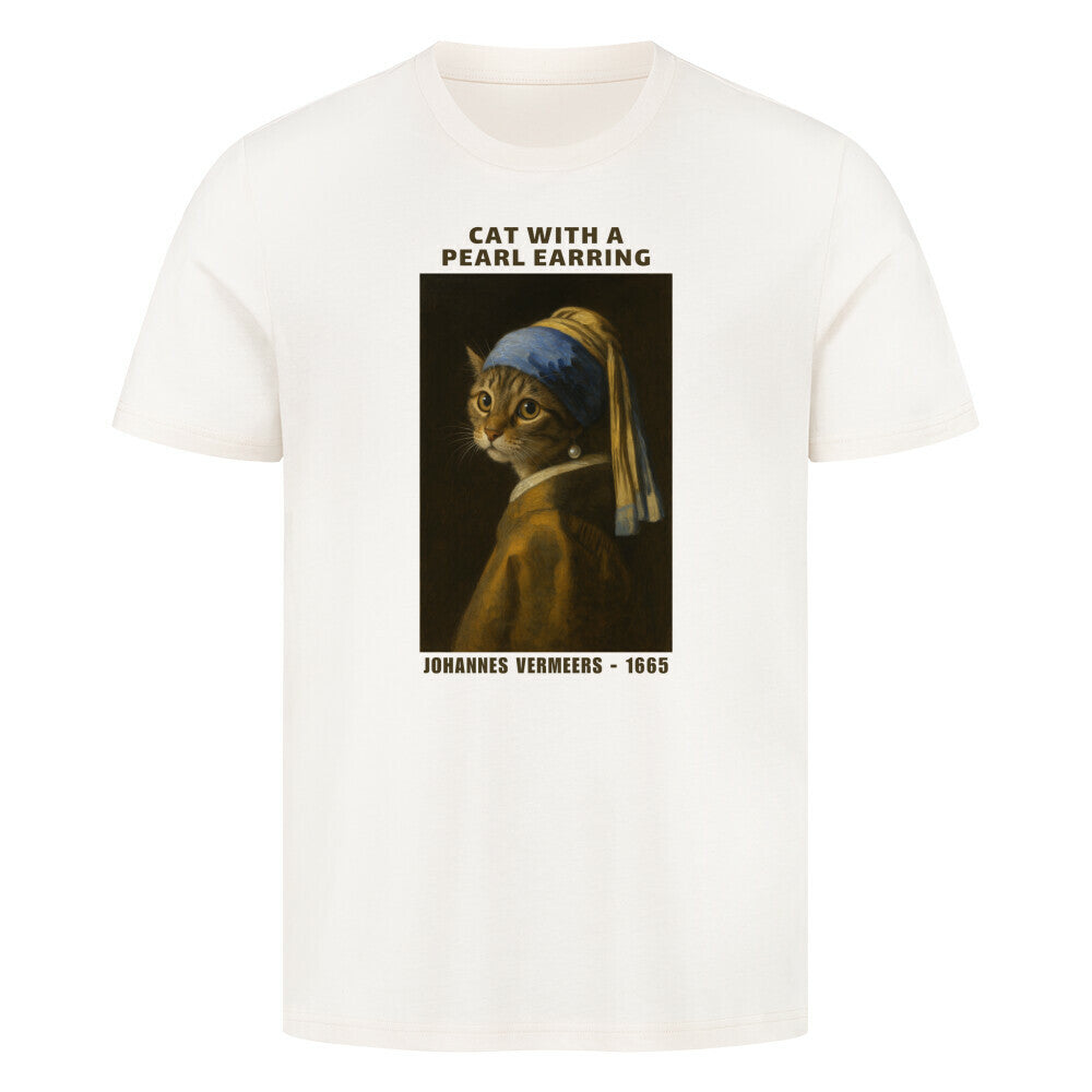 Cat With A Pear Earring T-Shirt