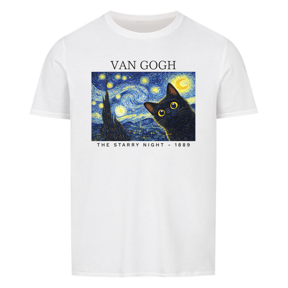 The Starry Night Van Gogh Basic Shirt Unisex