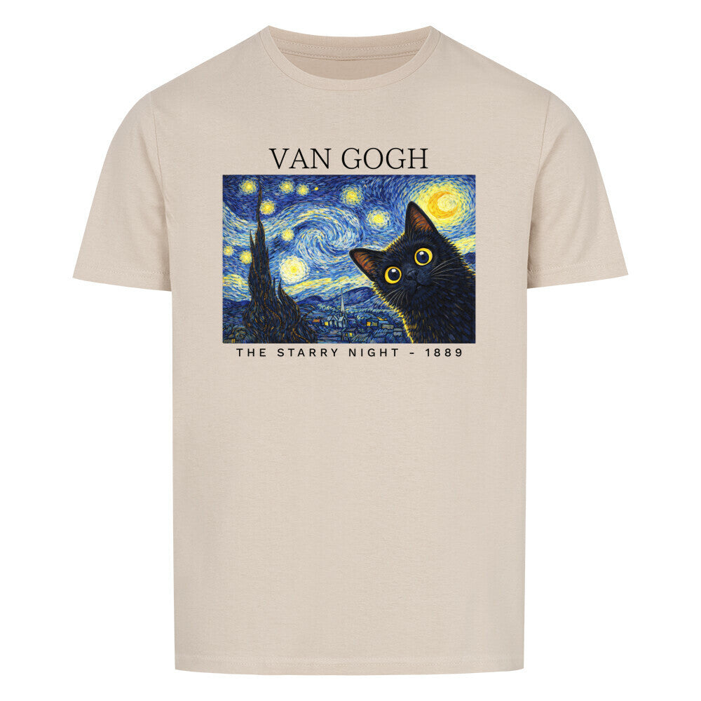 The Starry Night Van Gogh Basic Shirt Unisex