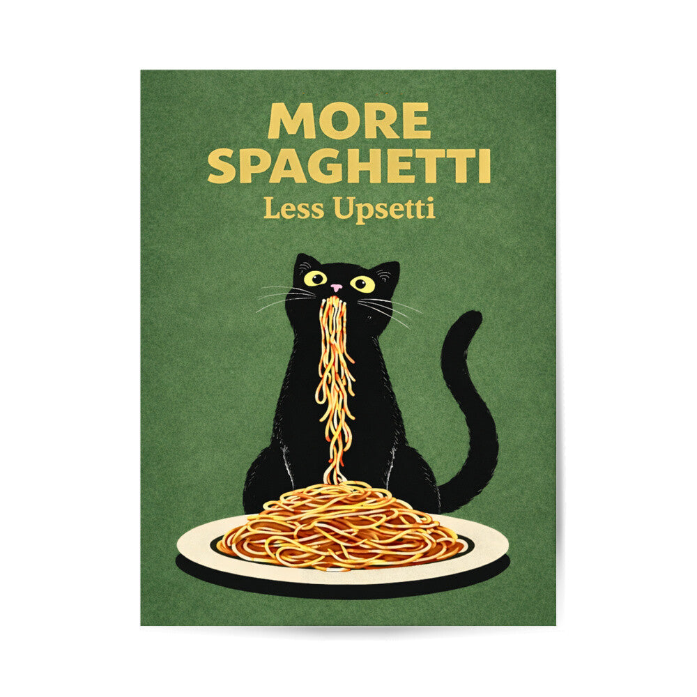 More Spaghetti Poster 3:4 Ungerahmt