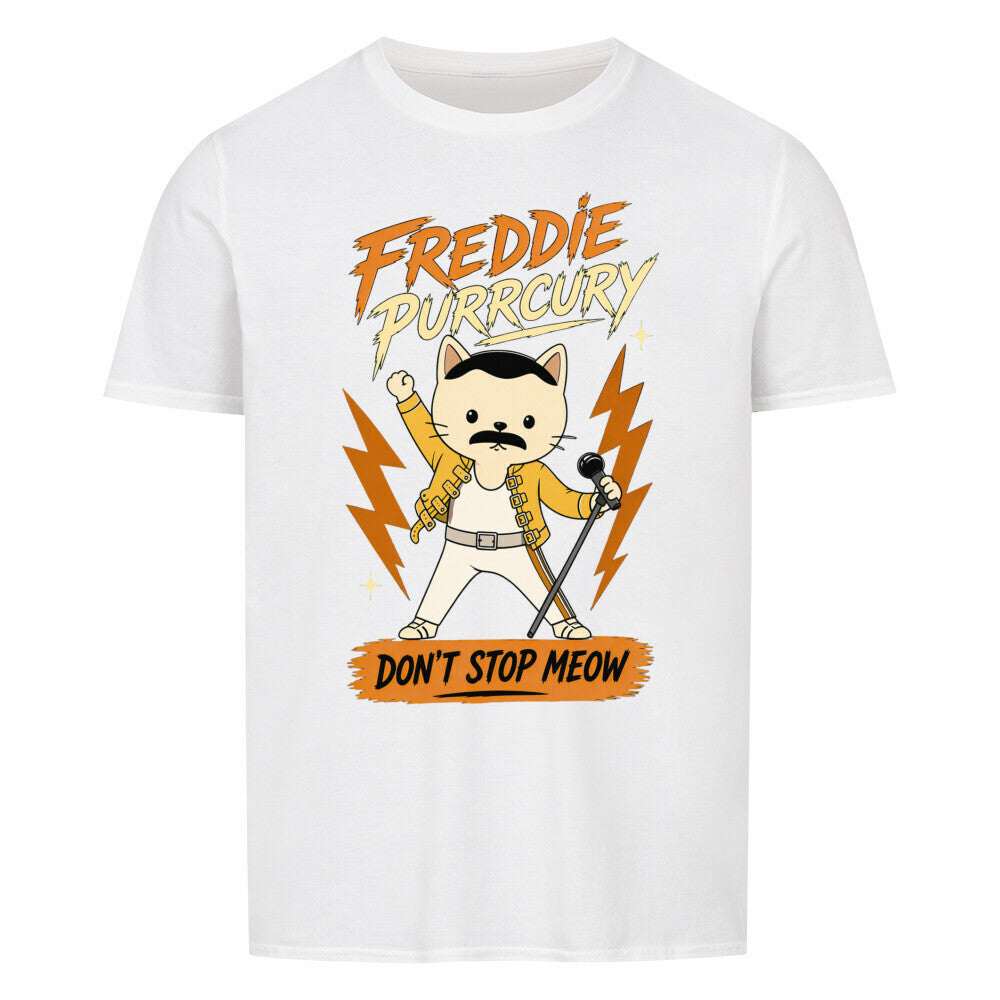 Freddie Purrcury Cat Basic Shirt Unisex