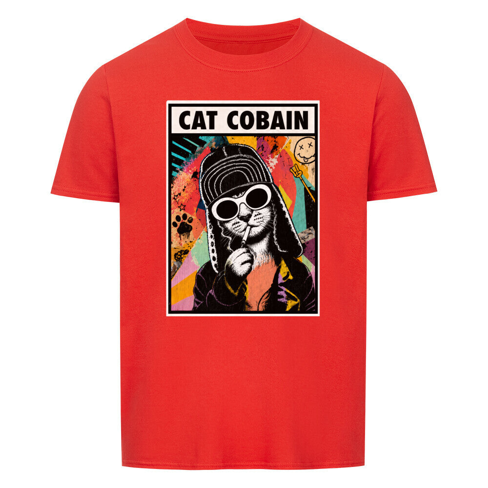 Cat Cobain Basic Shirt Unisex